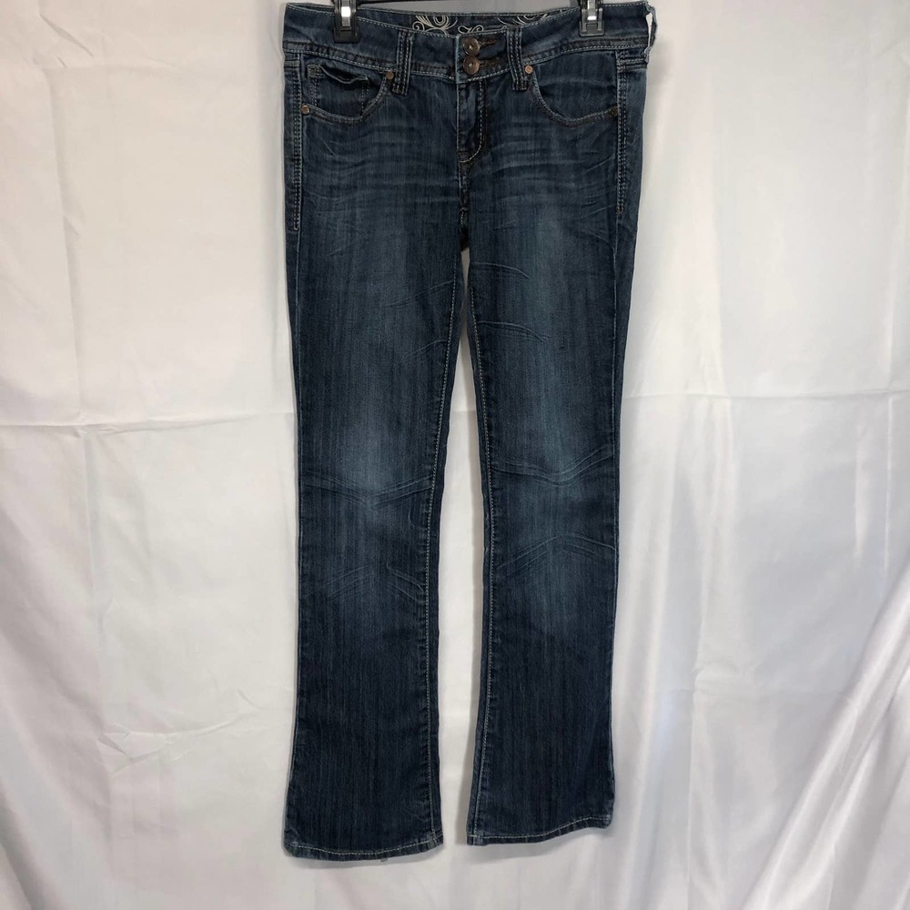 Refuge Knockout Skinny Boot Jeans 6 R Denim